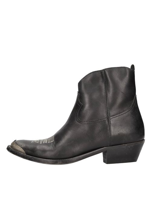 Leather cowboy boots GOLDEN GOOSE Ginevra calzature